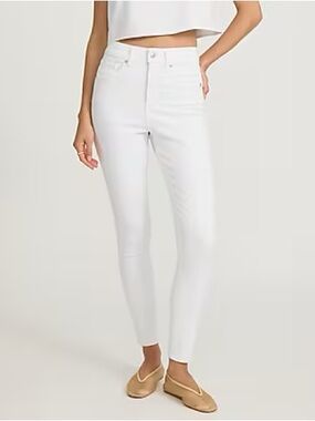 GBG High Waisted Super Skinny White Jeans Size 30 x 32